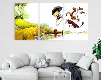 3 piece canvas paintings beach calvin and hobbes piece canvas wall art prints set multi panel nursery decor poster painting artwork decal piece canvas art etsy 3 piece canvas paintings beach calvin and hobbes piece canvas wall art prints set multi panel nursery decor poster painting artwork decal piece canvas art etsy