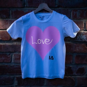 Love Heart Interaktives Glow In The Dark T-Shirt Bild 2