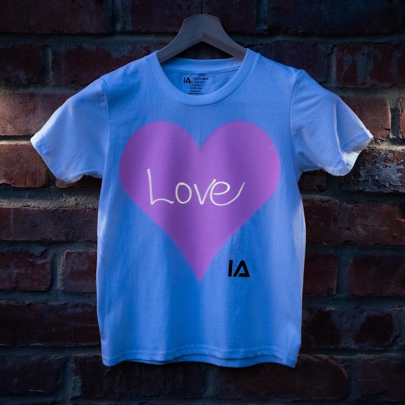 Love Heart Interactive Glow In The Dark T-Shirt image 2