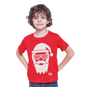 Cool Santa Interactive Glow In The Dark T-Shirt Christmas Edition zdjęcie 5