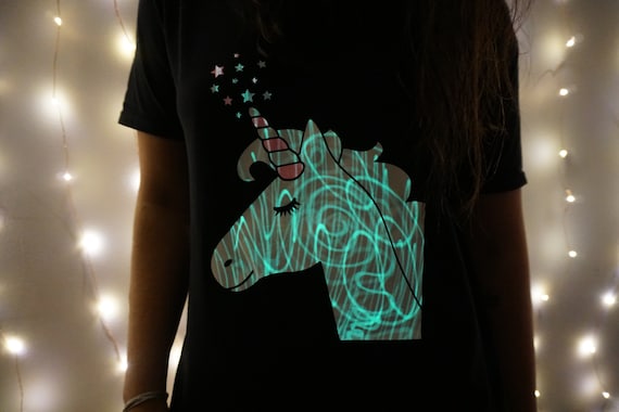 green glow t shirt