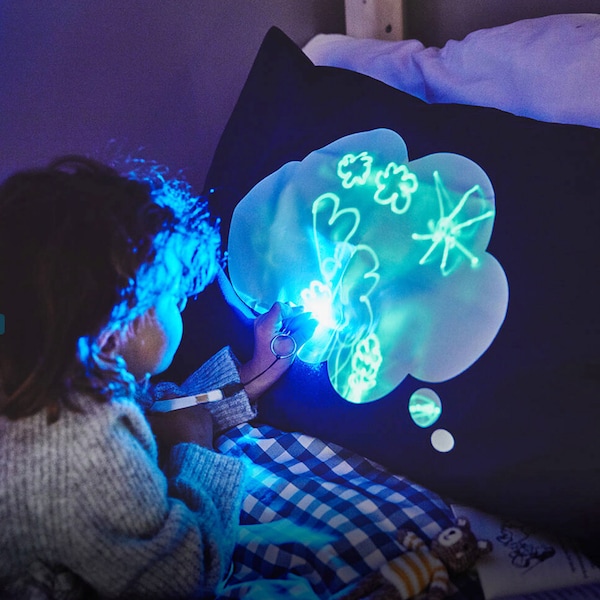 Glow Sketch Glow In The Dark Doodle Pillowcase Dream Cloud