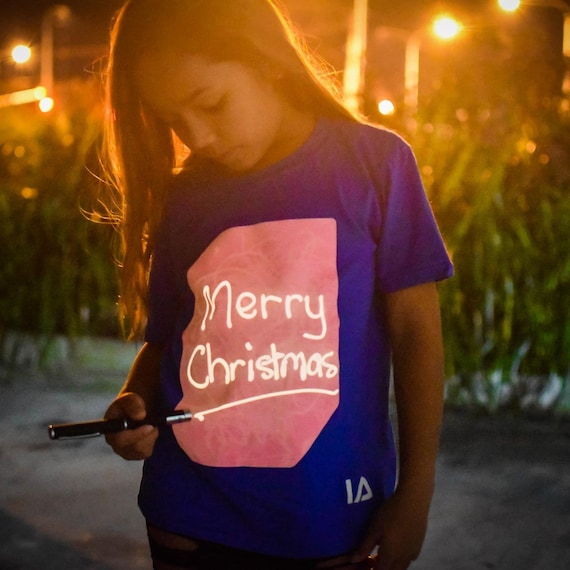 children's interactive glow t shirt