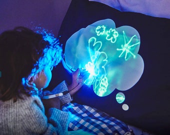 Glow Sketch Glow In The Dark Doodle Pillowcase Dream Cloud