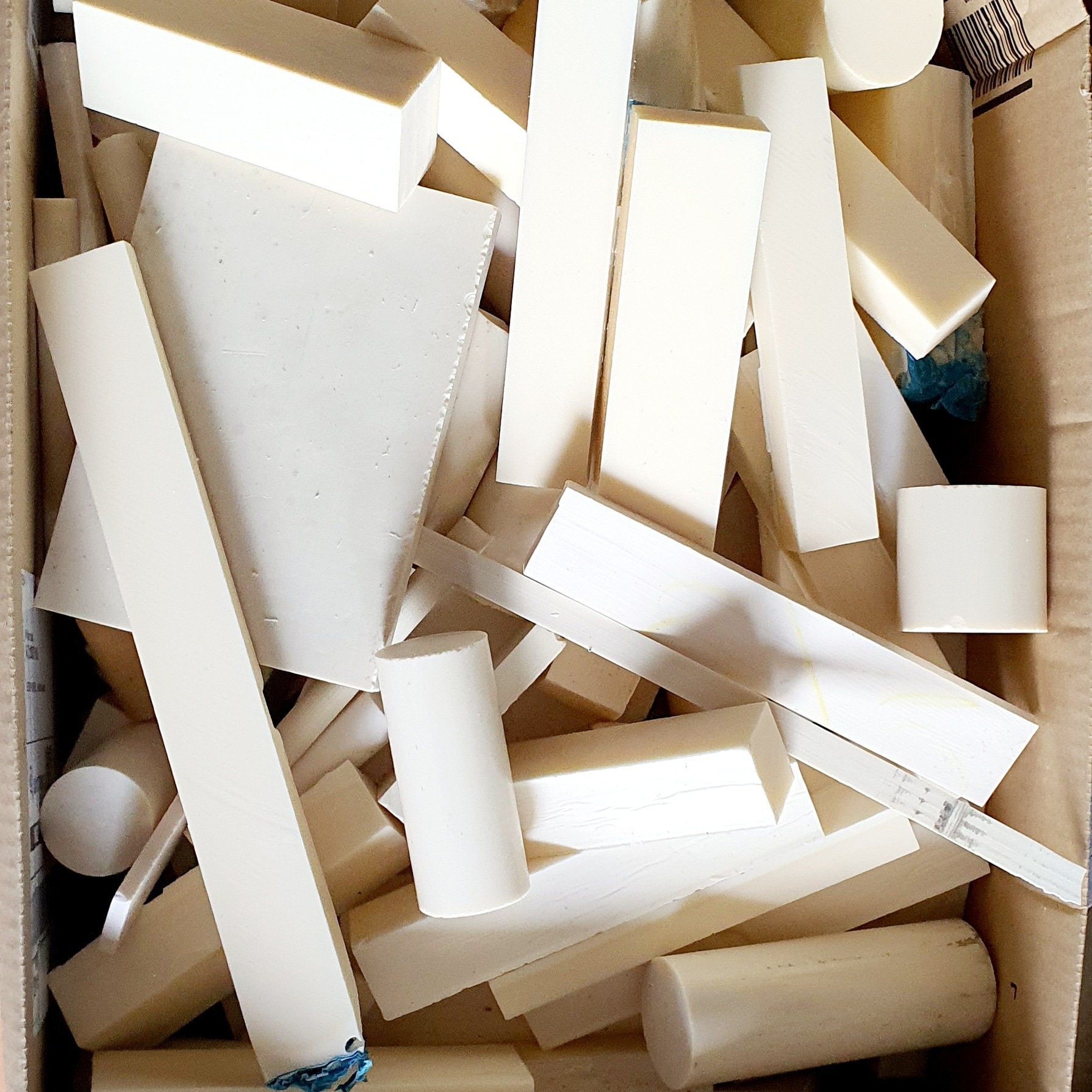 10kgs of Alternative Ivory Offcuts Etsy