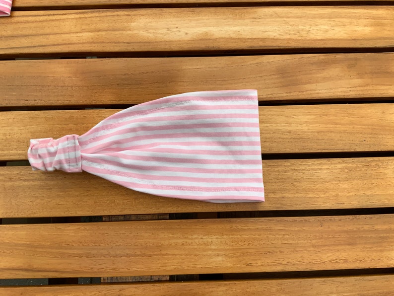 Haarband, Bandana Hamburg Liebe pink Blumen Bild 3