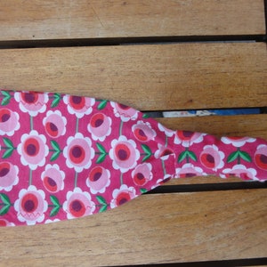 Haarband, Bandana Hamburg Liebe pink Blumen Bild 1