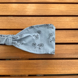 Haarband, Bandana, Kopftuch Wolken blau weiß Bild 6