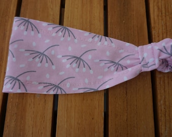 Hairband, Bandana pink dandelion