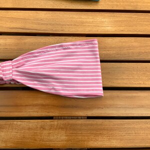 Haarband, Bandana Hamburg Liebe pink Blumen Bild 4