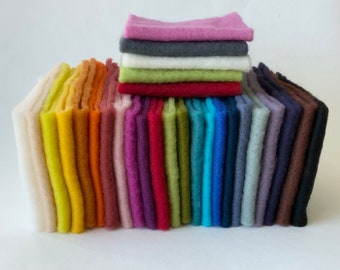 PAQUETE Fieltro de aguja 23+5 colores PRE-FELZ Prefelt Pre Felting Motif Felting Felt Light School Bag