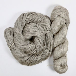 100 g YAK SILK YETI grey 215 Euro/kg Lace Ajour Fine Fiber Knitting Ajour Lace Scarves Knitting Yarn image 1