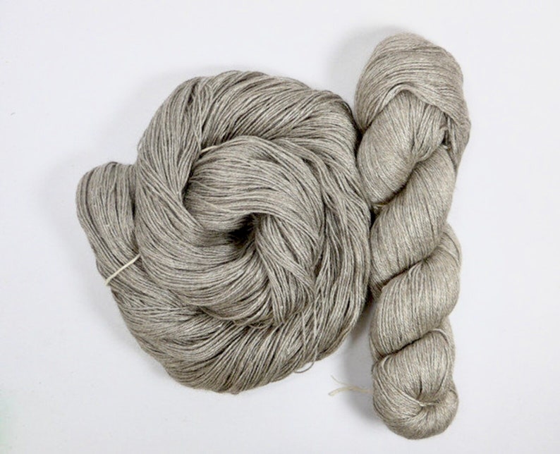 100 g YAK SILK YETI grey 215 Euro/kg Lace Ajour Fine Fiber Knitting Ajour Lace Scarves Knitting Yarn image 1