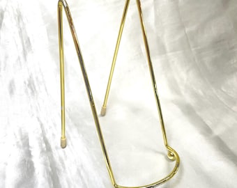 Lot of 8 Brass Display Stands