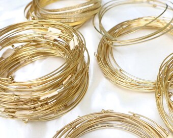 Lot of Goldplated Neck Collars | 131 Pieces | Great for Jewelry Making