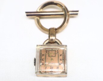 Vintage “Crawford” 12kt Goldfilled Nurse’s Watch - IN WORKING CONDITION