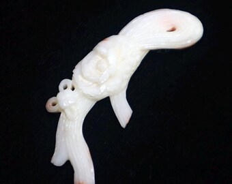 Italian Angelskin Coral Carving