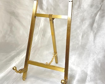 Solid Brass Easel Display Stand