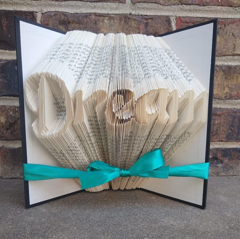 CUSTOM Folded Book Art