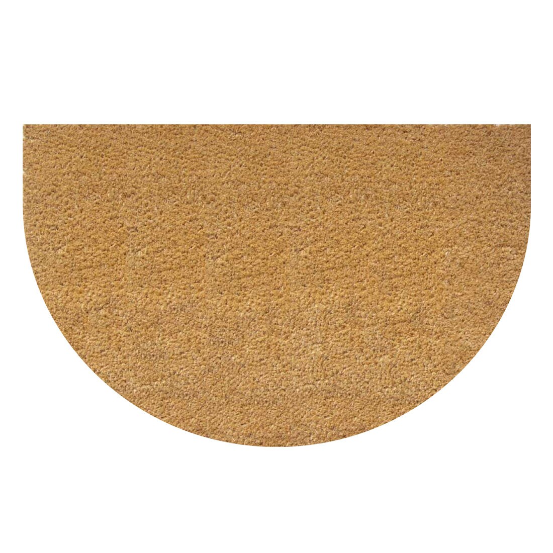 Half Round Plain Coir Mat 45cm X 75cm Etsy Canada