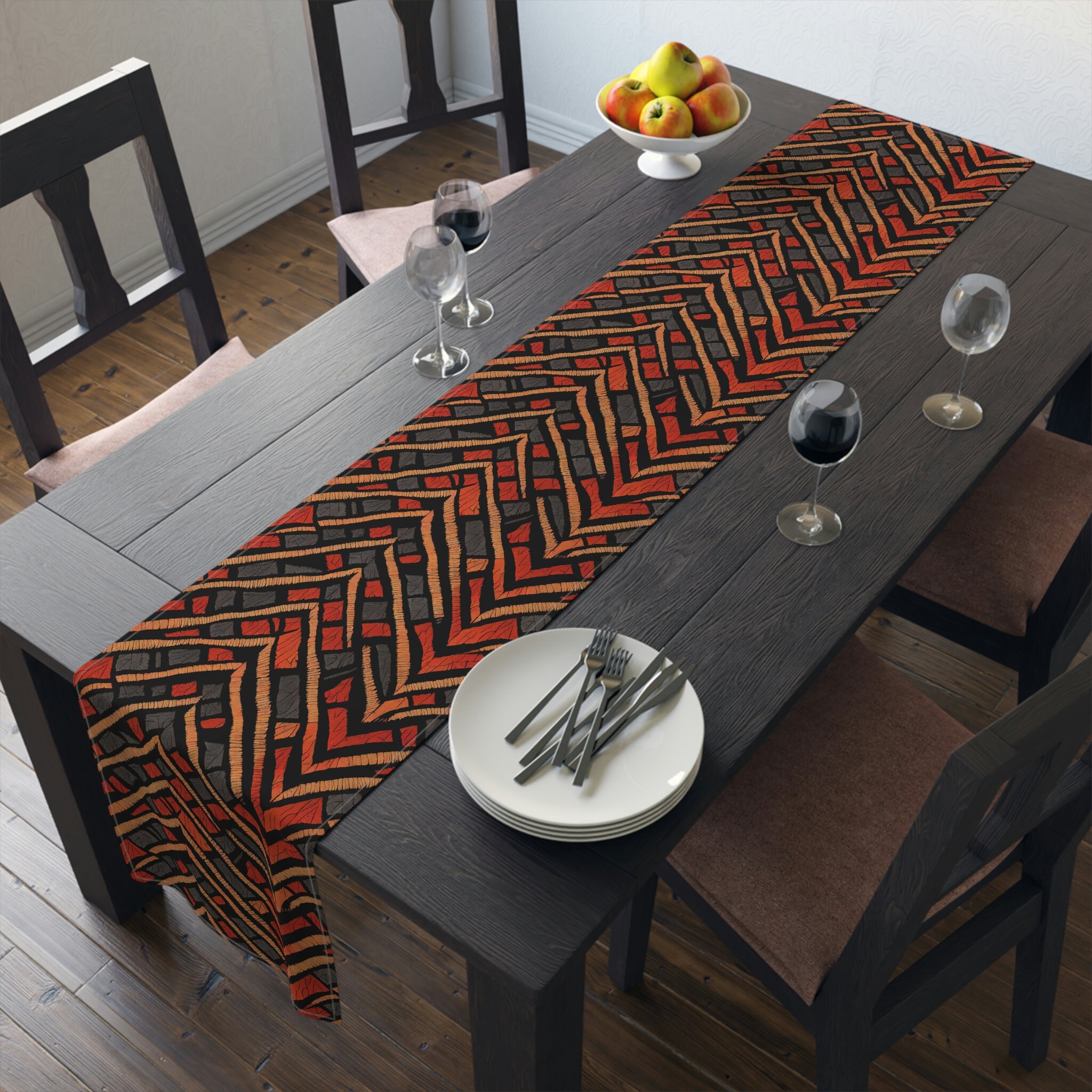 Ethnic Table Runner Tribal Table Runner Tribal Kitchen Etsy