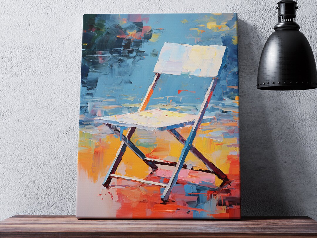 Alabama Folding Chair Incident, Black Art Canvas, Afrocentric Wall