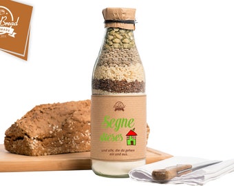Handabgefullte Brotbackmischung Im Glas Als By Bottlebread On Etsy