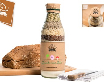 Bottlebread Happy New Year Backmischung Etsy