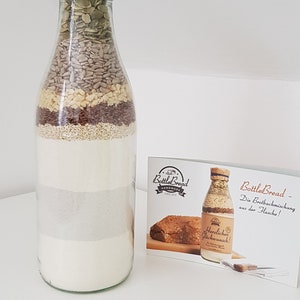 BottleBread Möge Euer neues Haus ein Ort des Glücks sein BottleBread Backmischung Brotbackmischung im Glas Flasche Bild 3