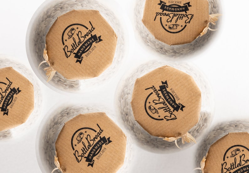 Bottlebread gift basket with salt mill customizable label image 4