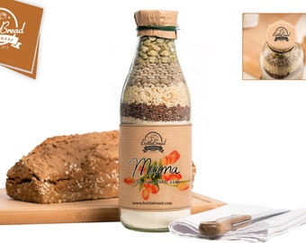 BottleBread "Mama I love you" baking mix Bread baking mix in a glass bottle gift for Mother's Day Mother's Day gift birthday