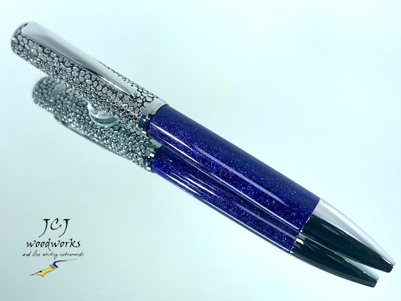 Buy Ultra Violet Diamondcast Tanzo Twist Ballpoint Pen With Chrome