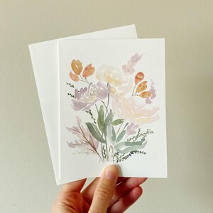Set of Wildflower Greeting Cards - Floral Blank Cards - Watercolor ...