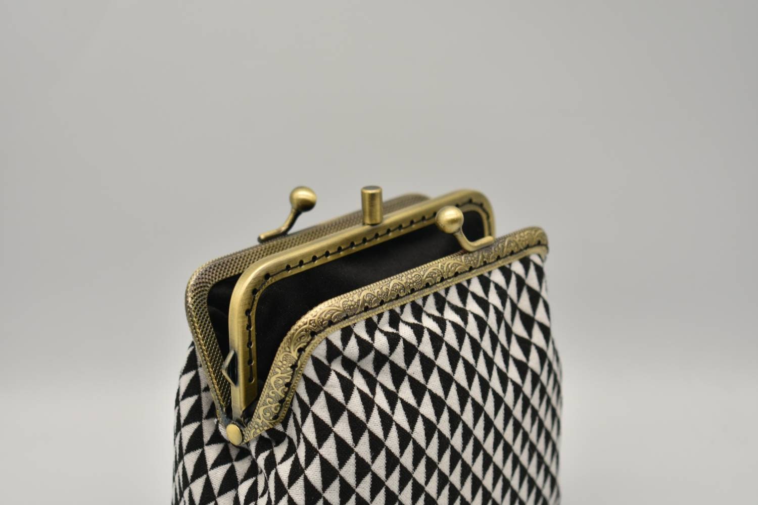 Classic Double coin purse Designer coin purse Double Etsy