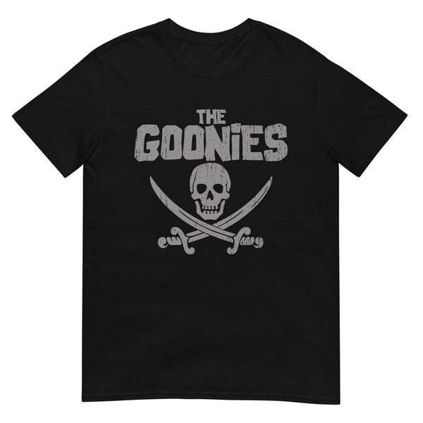 Chemise Goonies, Chemise de film des années 80, Chemise de la culture pop, Nostalgie des années 80, Chemise parodie, T-shirt unisexe à manches courtes