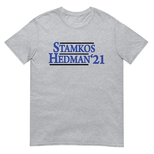 Stamkos Hedman Bolts Shirt, Tampa Bay Hockey Shirt, Florida Hockey Gift, Short-Sleeve Unisex T-Shirt