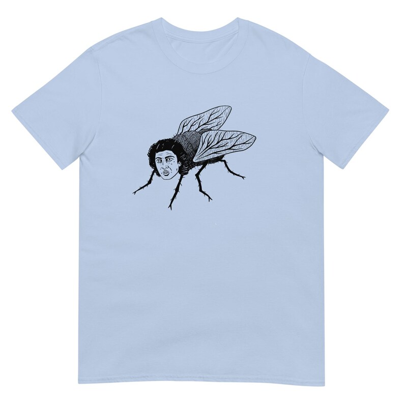 The Fly Movie Shirt: Hand-Drawn Goldblum 80s Horror Tee, Unisex T Shirt image 3