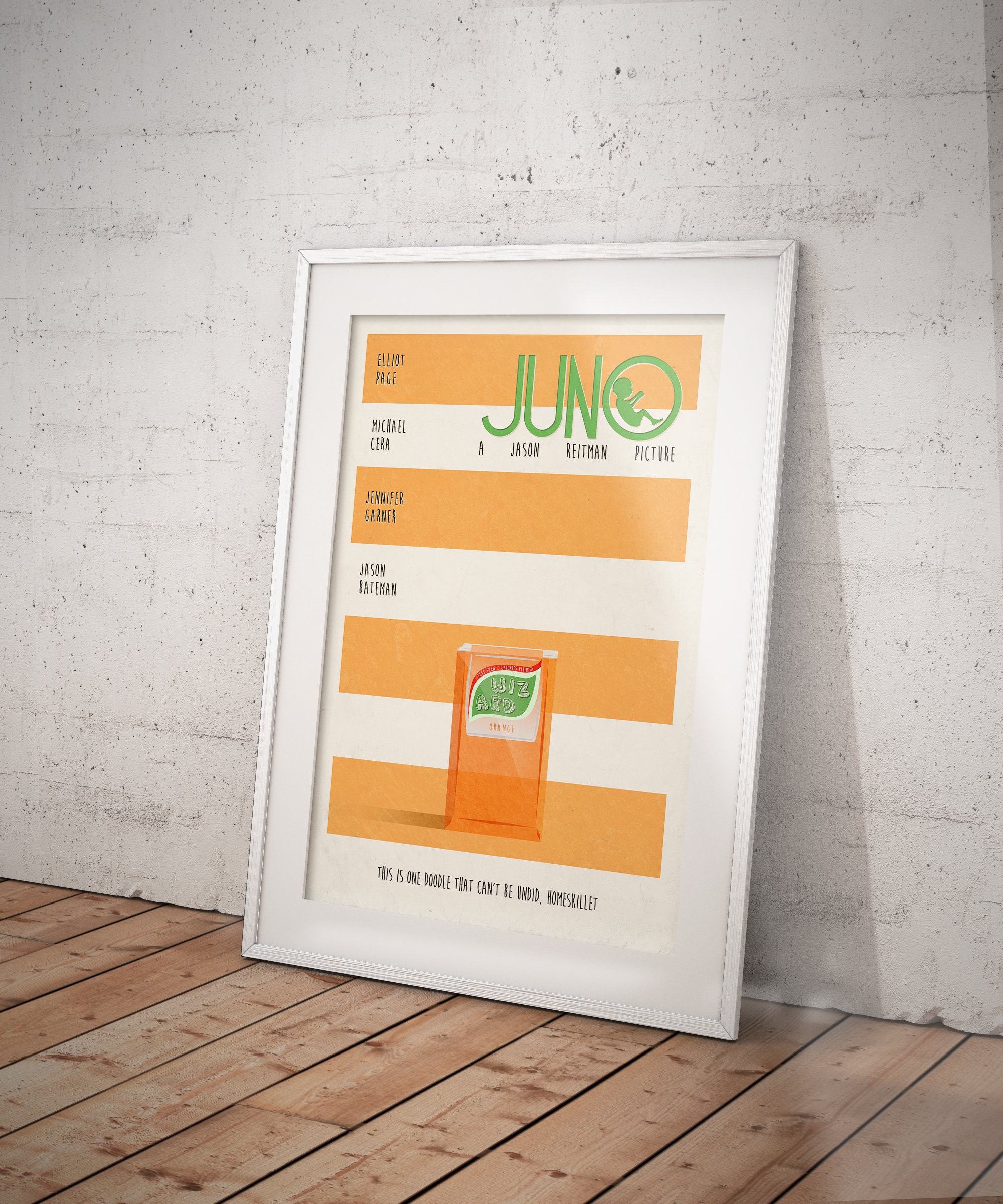 Juno Movie Poster | Minimalist Vintage Movie Wall Art Print - Etsy