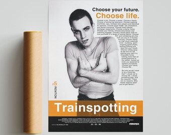 トレインスポッティング映画ポスター | Choose Life ミニマリスト