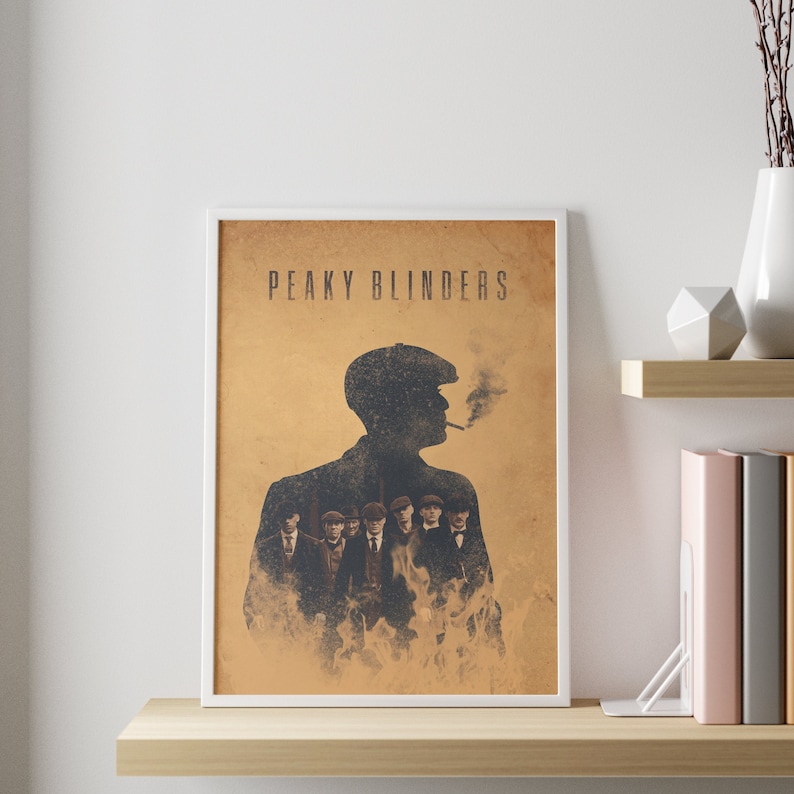 Peaky Blinders Poster Tommy Shelby Silhouette Minimalist - Etsy Ireland