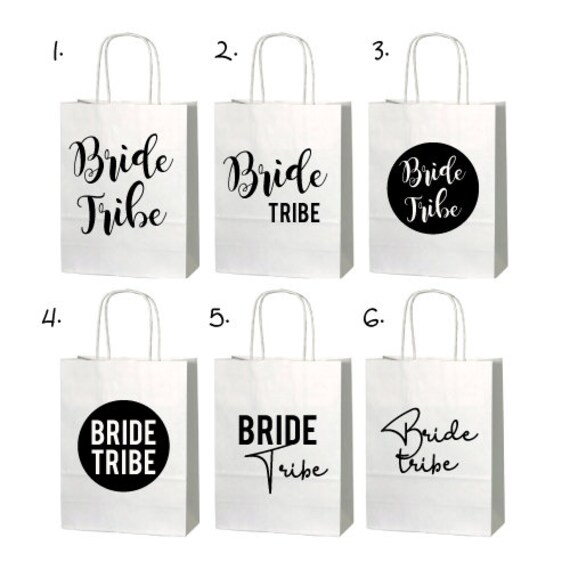 team bride paper bags
