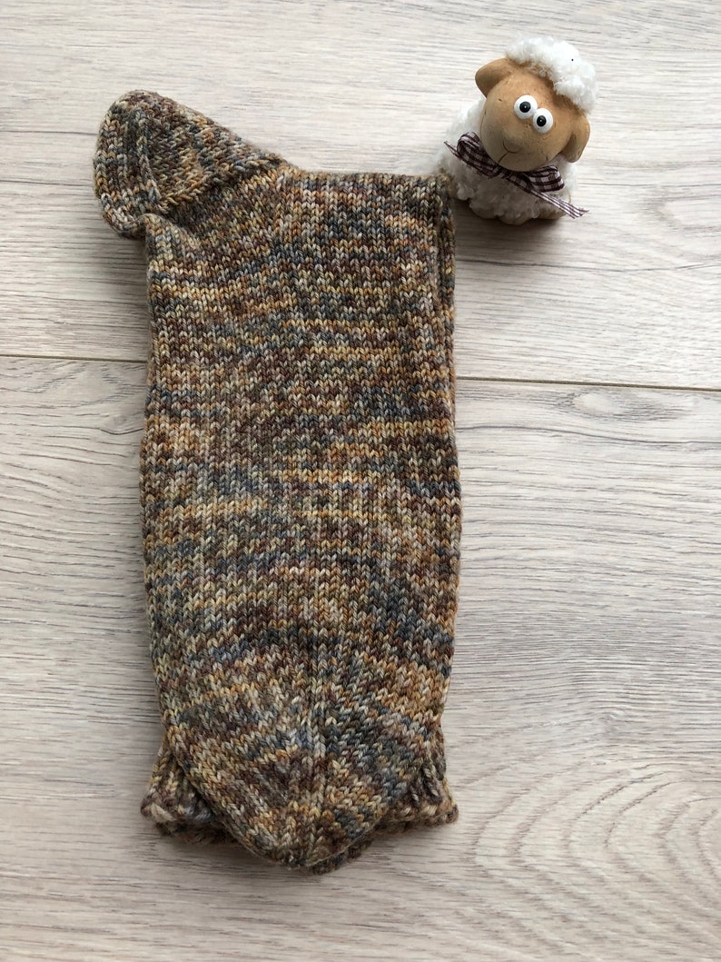 classically brown melted 4344 men/'s socks from Regia 4-than-than-colored sock wool Gr Hand-knitted socks