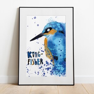 Kingfisher - South African Birds I Poster I Print I A4