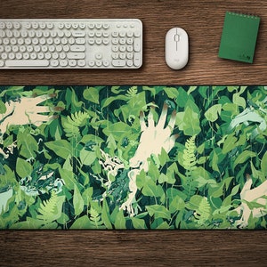 Petrichor - Desk Mat | Giant Mouse Pad - Original Artwork - Stitched Edge - Gaming Mouse Pad - Home Office Decor