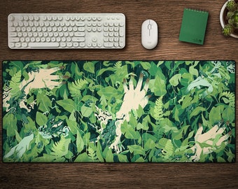 Petrichor - Desk Mat | Giant Mouse Pad - Original Artwork - Stitched Edge - Gaming Mouse Pad - Home Office Decor