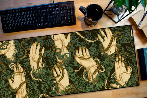 Mouse pad Black Green Snake Mouse Pad Washable Notebook Computer Keyboard Mouse Desk Mats to Gamer Large Desk Mats Computer mat Mouse pad Black Green Snake Mouse Pad Washable Notebook Computer Keyboard Mouse Desk Mats to Gamer Large Desk Mats Computer mat