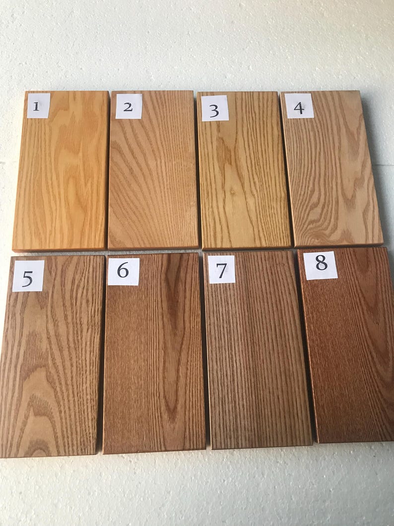 Handgemaakte eikenhouten wandplank, houten plantendisplay, art-decostijl afbeelding 10