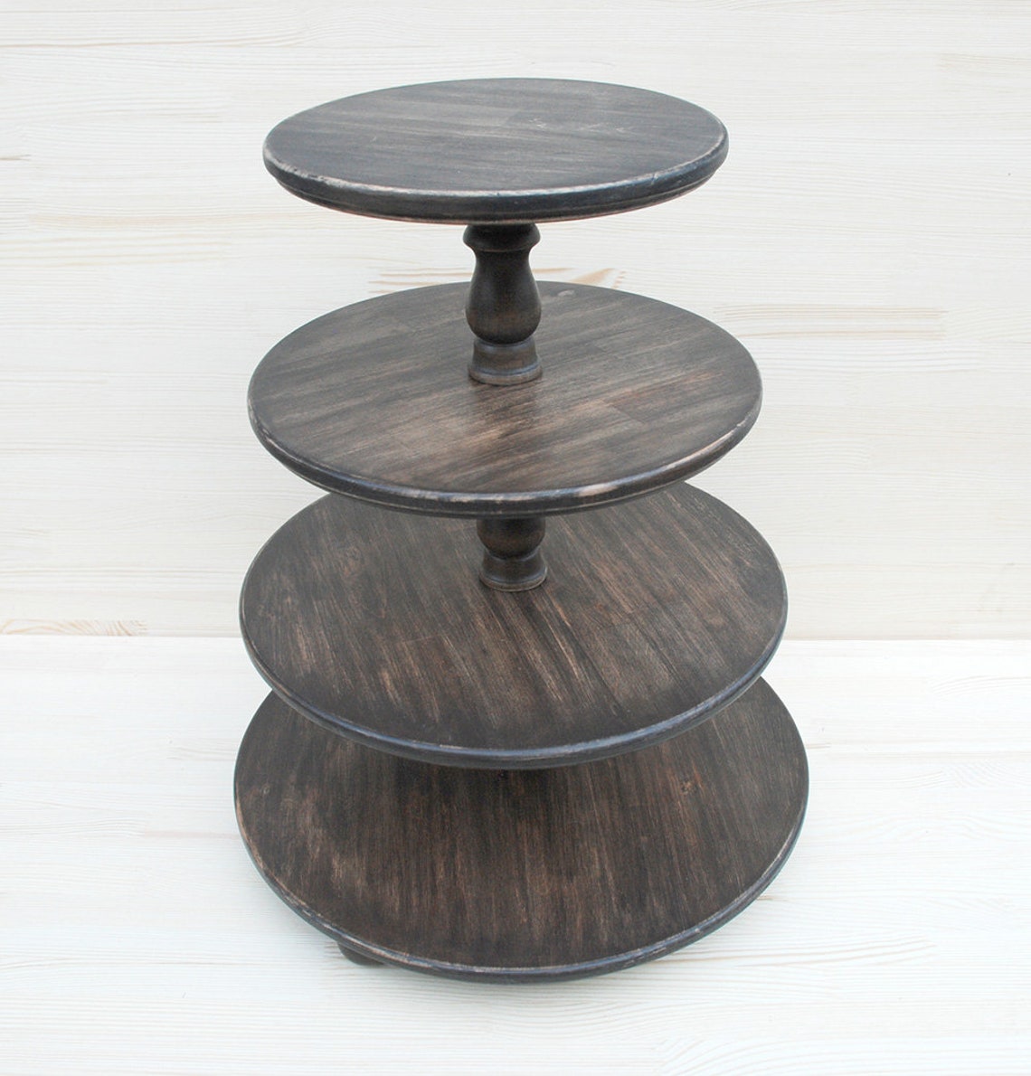 Soporte de pastel de madera 4 niveles soporte para un pastel Etsy México