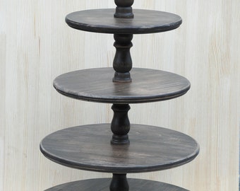 5tier, Wooden cake stand,,Stand for a wedding cake,Wood stand,Wooden stand,Stand for cupcakes,Stand for muffin,Stand cake rustic,Brown ,Wood