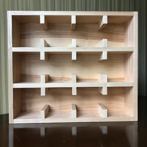 Estantes para tazas de café, estante para tazas de té, compartimento para tazas, estantes montados en la pared, estante de pared para tazas, compartimento para tazas, tinte para madera, barniz, compartimento de exhibición de madera.
